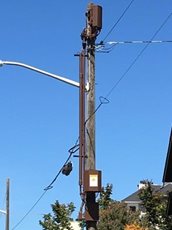 small cell on utility pole