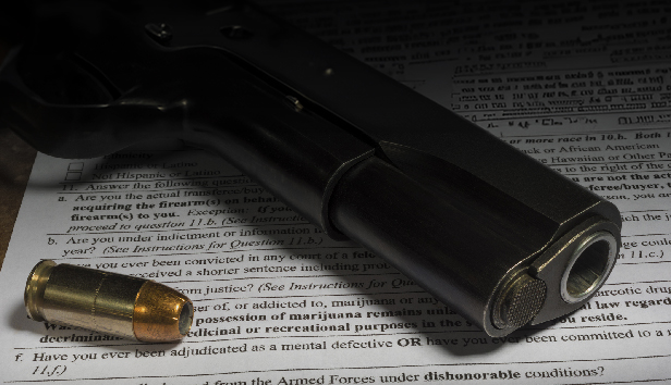 A form for purchasing a gun