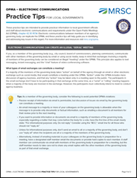 Download Electronic Communications Practice Tips (PDF)