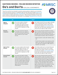 Electronic records dos and donts image preview